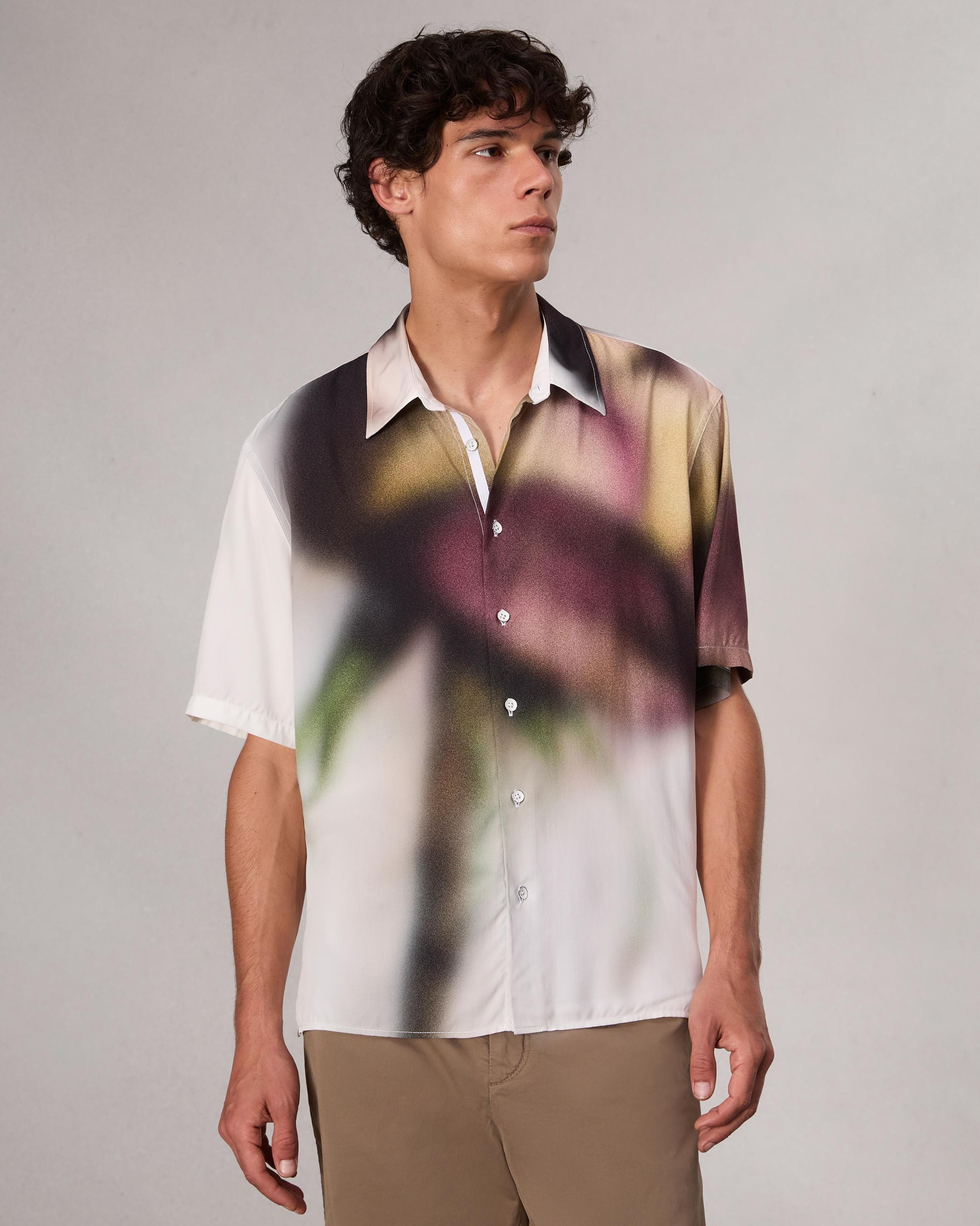 Dalton Rose-Print Shirt - 2