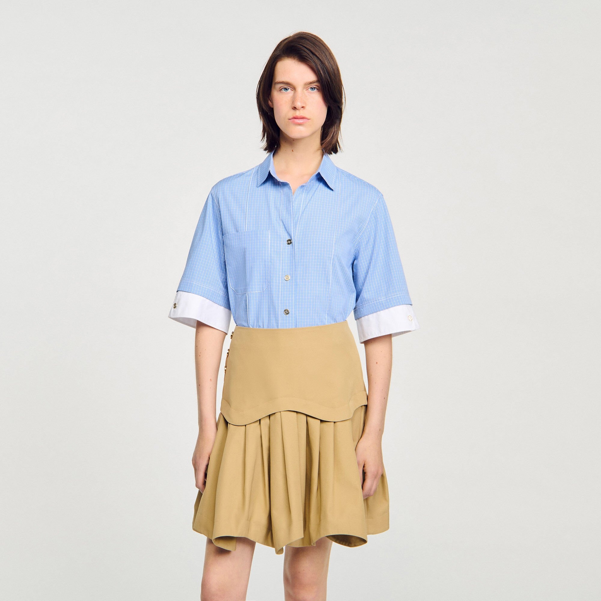 OVERSIZED CHECK SHIRT - 4