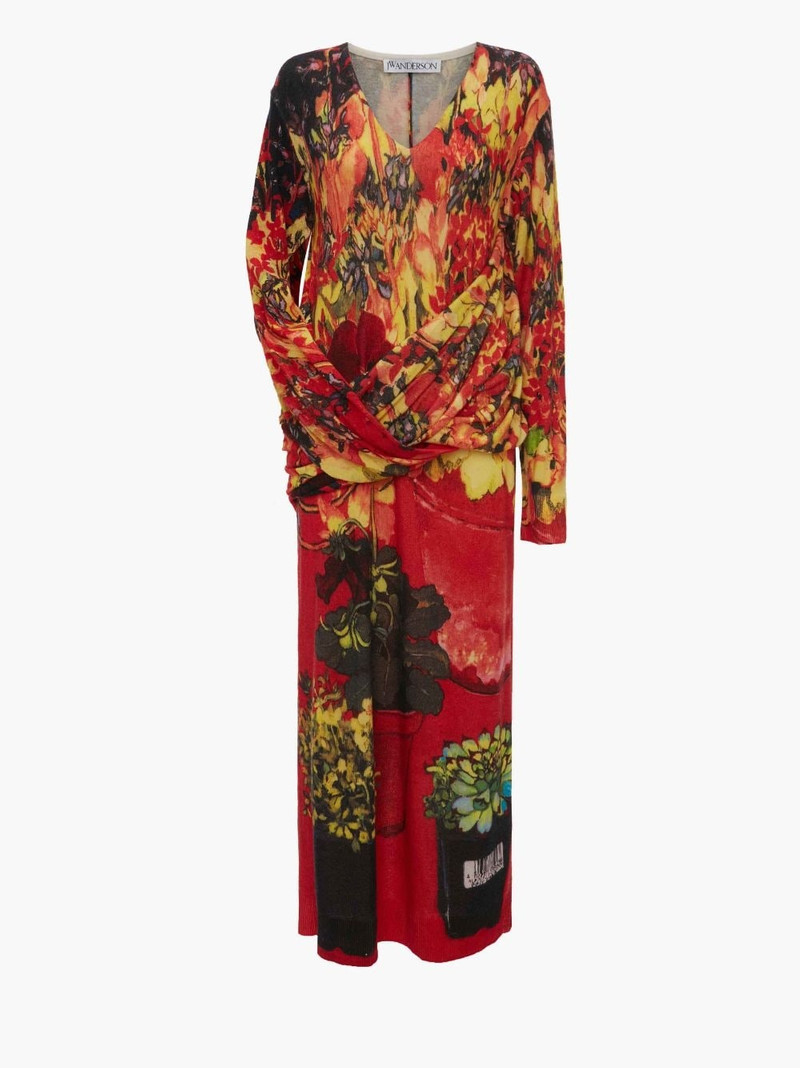 FRONT DRAPE DRESS 1