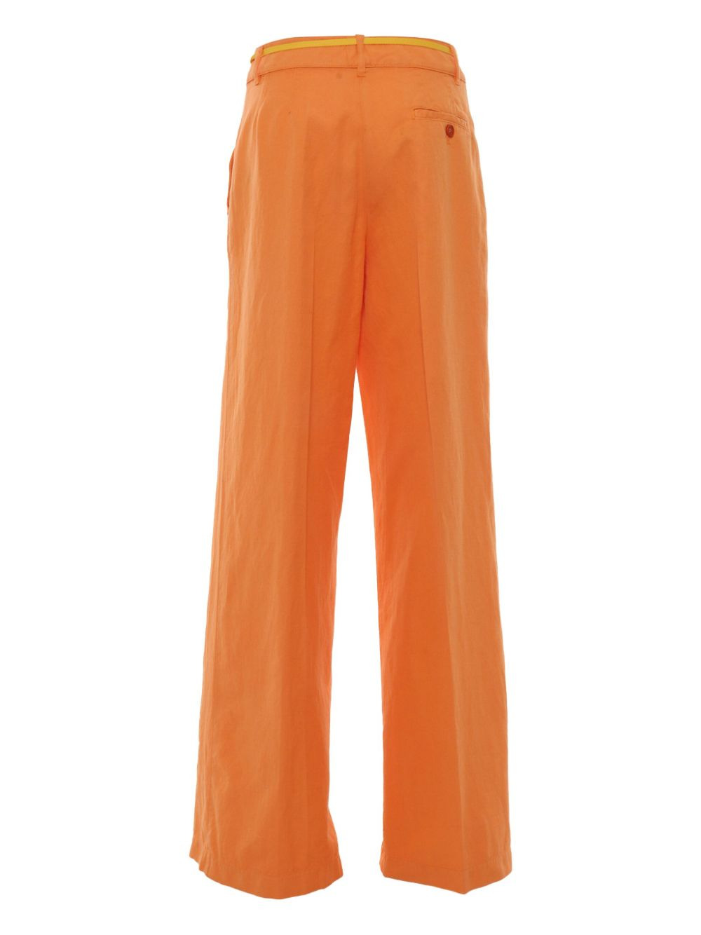 drawstring-waist straight trousers - 2