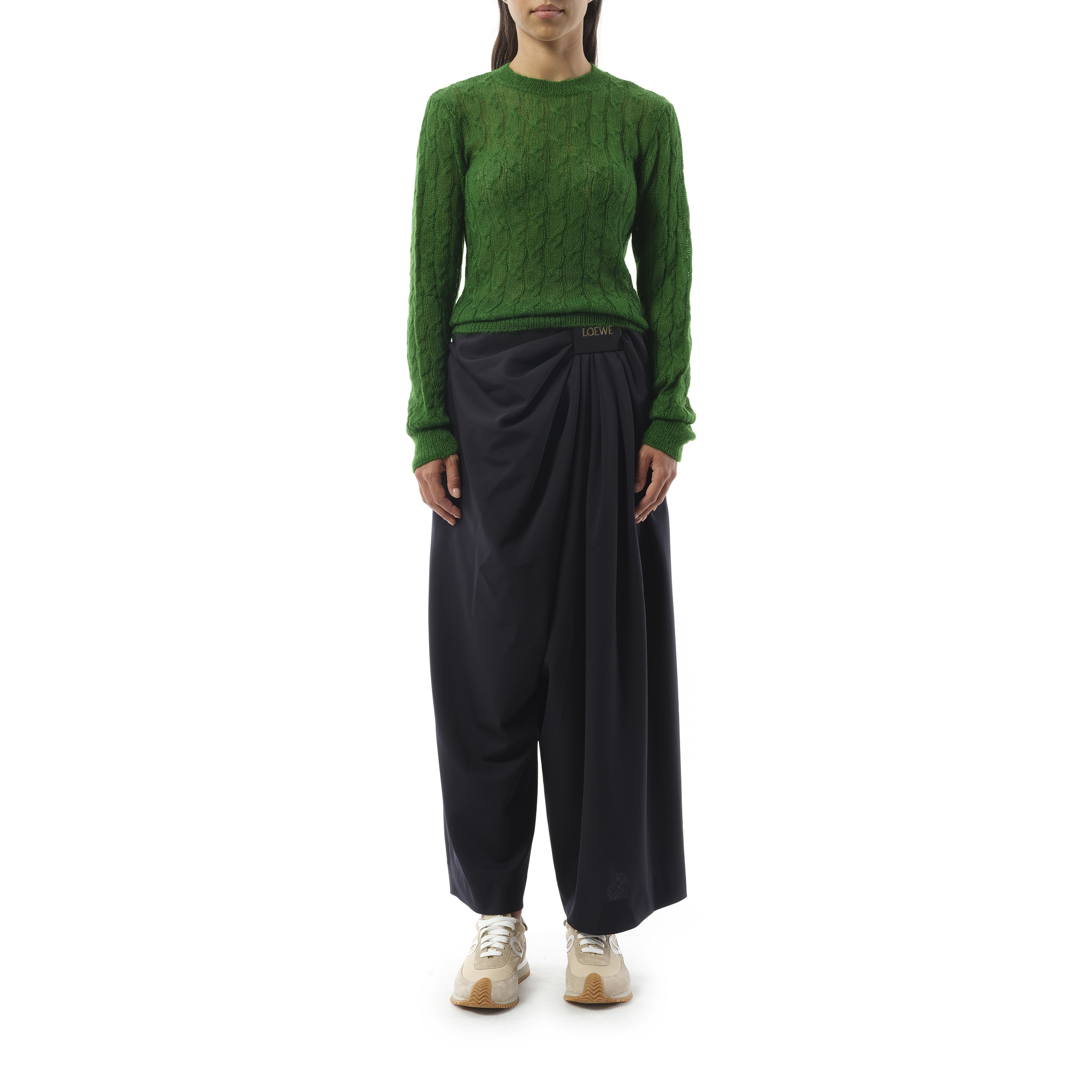 Knit Sweater in Green - 4