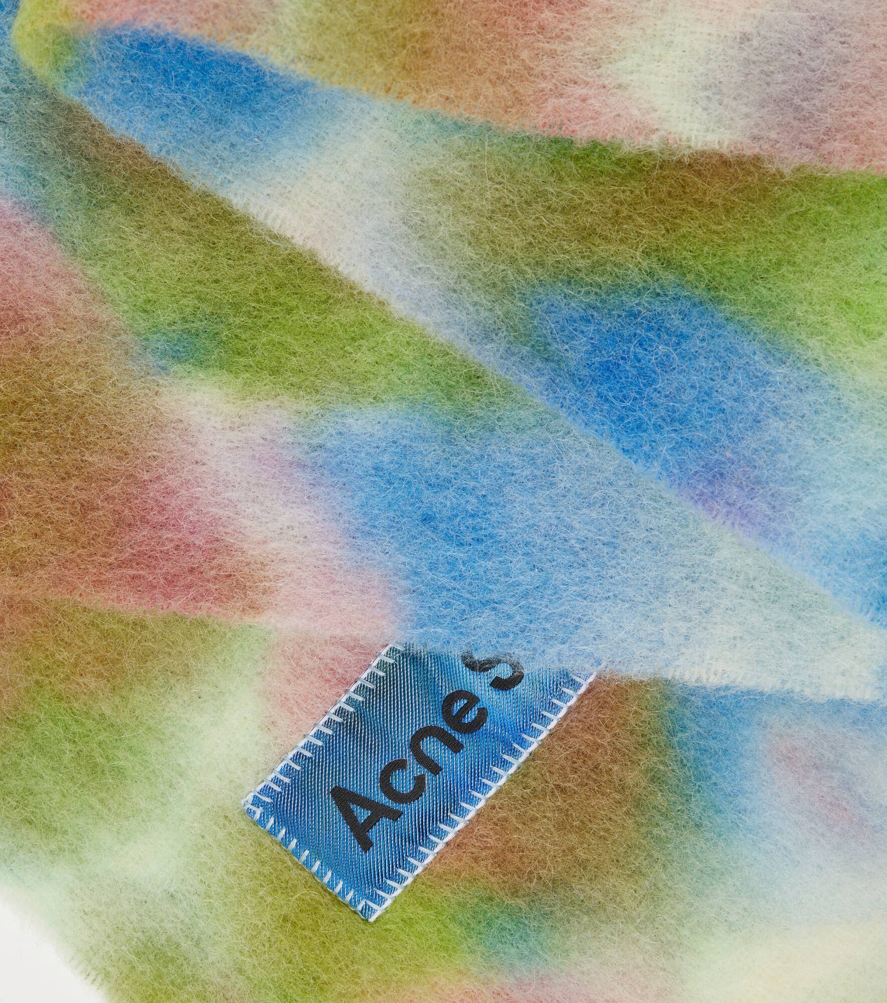 Alpaca, wool, and mohair-blend scarf - 4