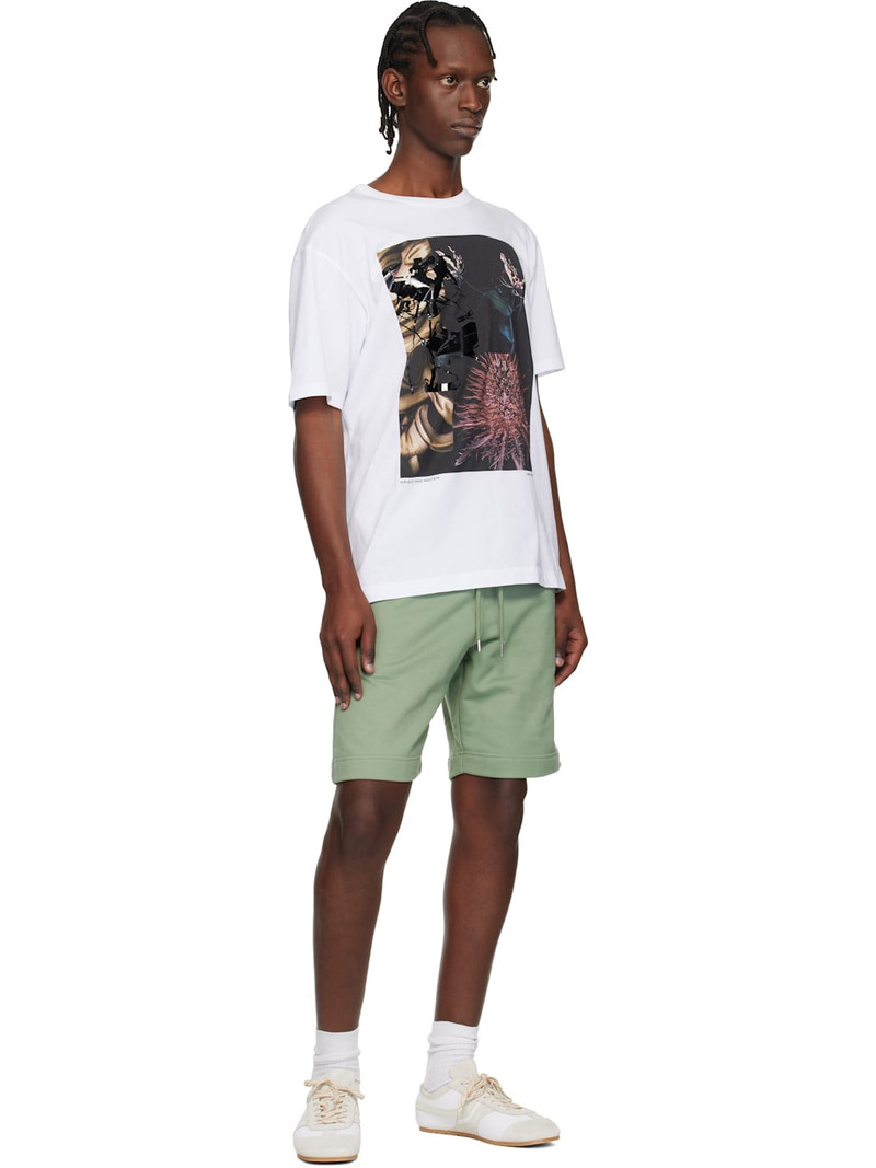 Dries Van Noten Green Drawstring Shorts outlook