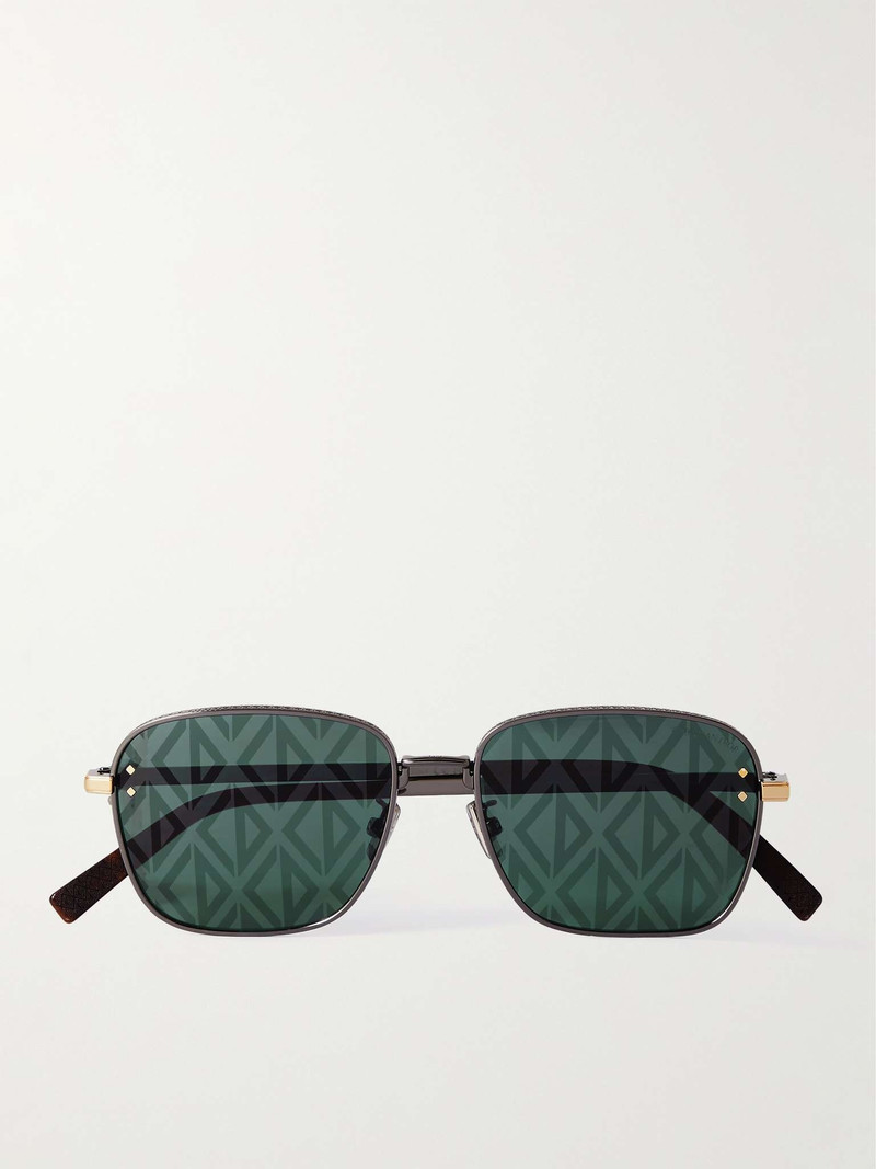 CD Diamond S4U D-Frame Silver-Tone and Tortoiseshell Acetate Sunglasses - 1
