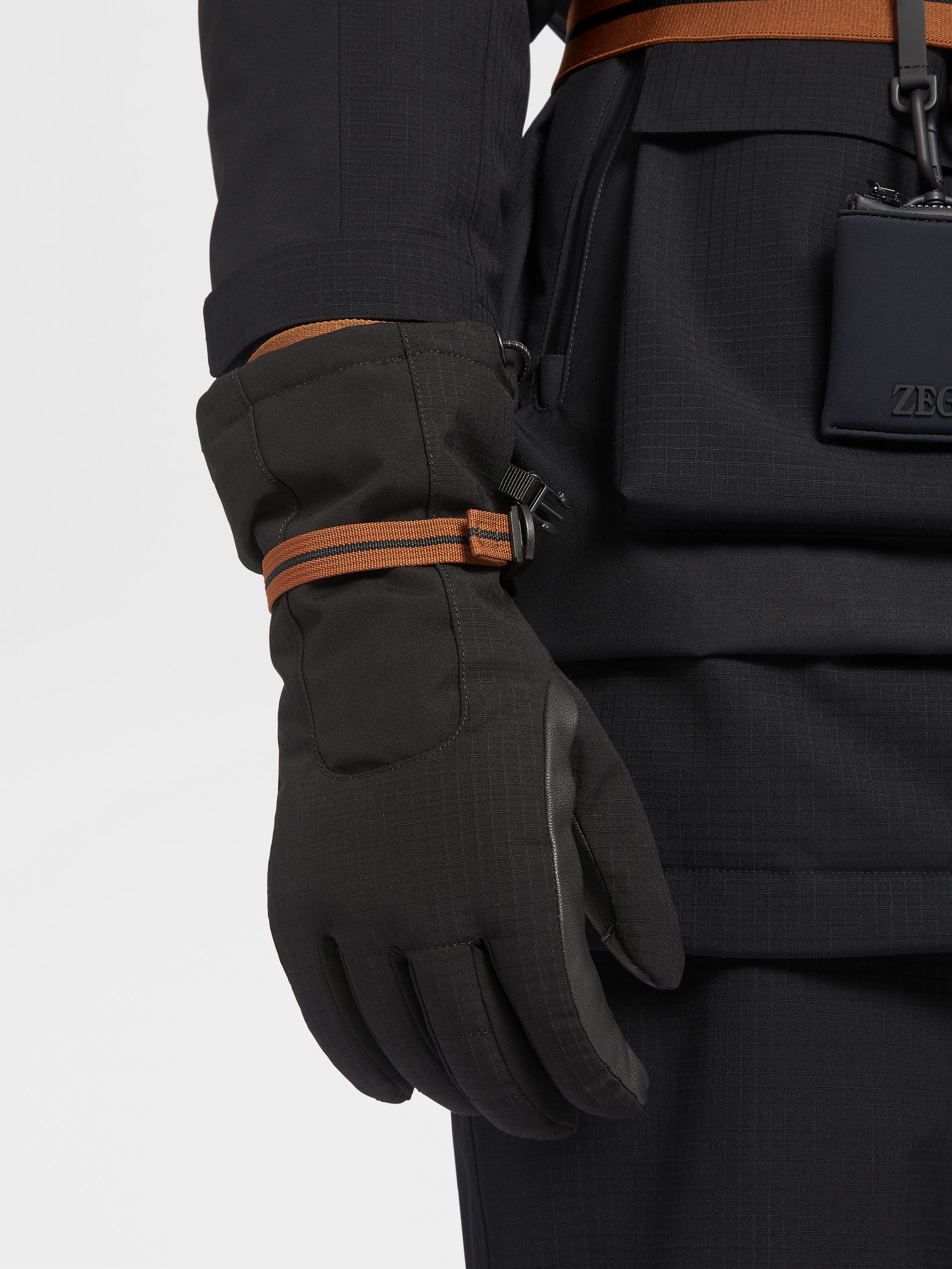 BLACK TECHMERINO™ WOOL GLOVES - 3