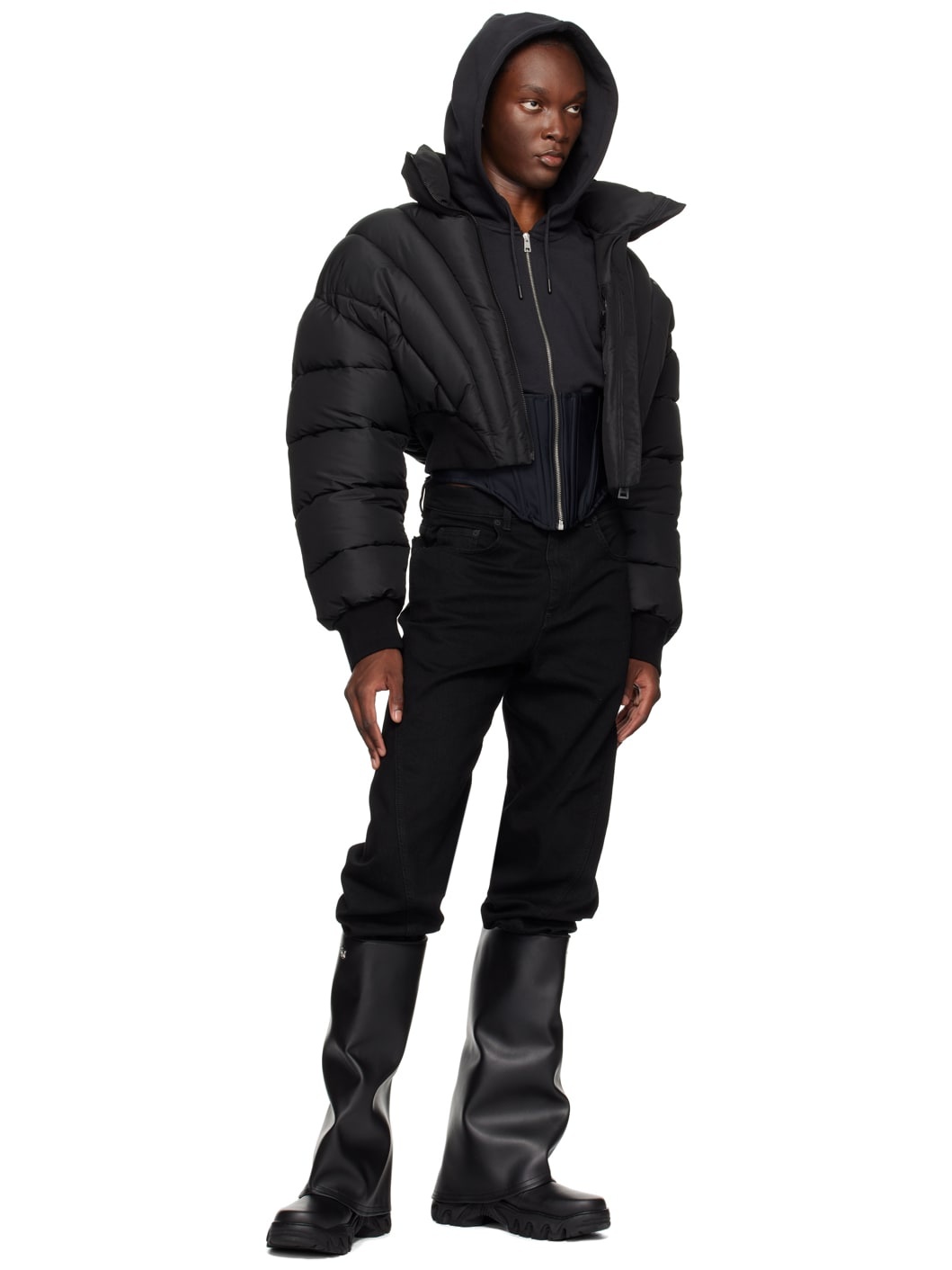 Black Boccaccio II Rain Boots - 5