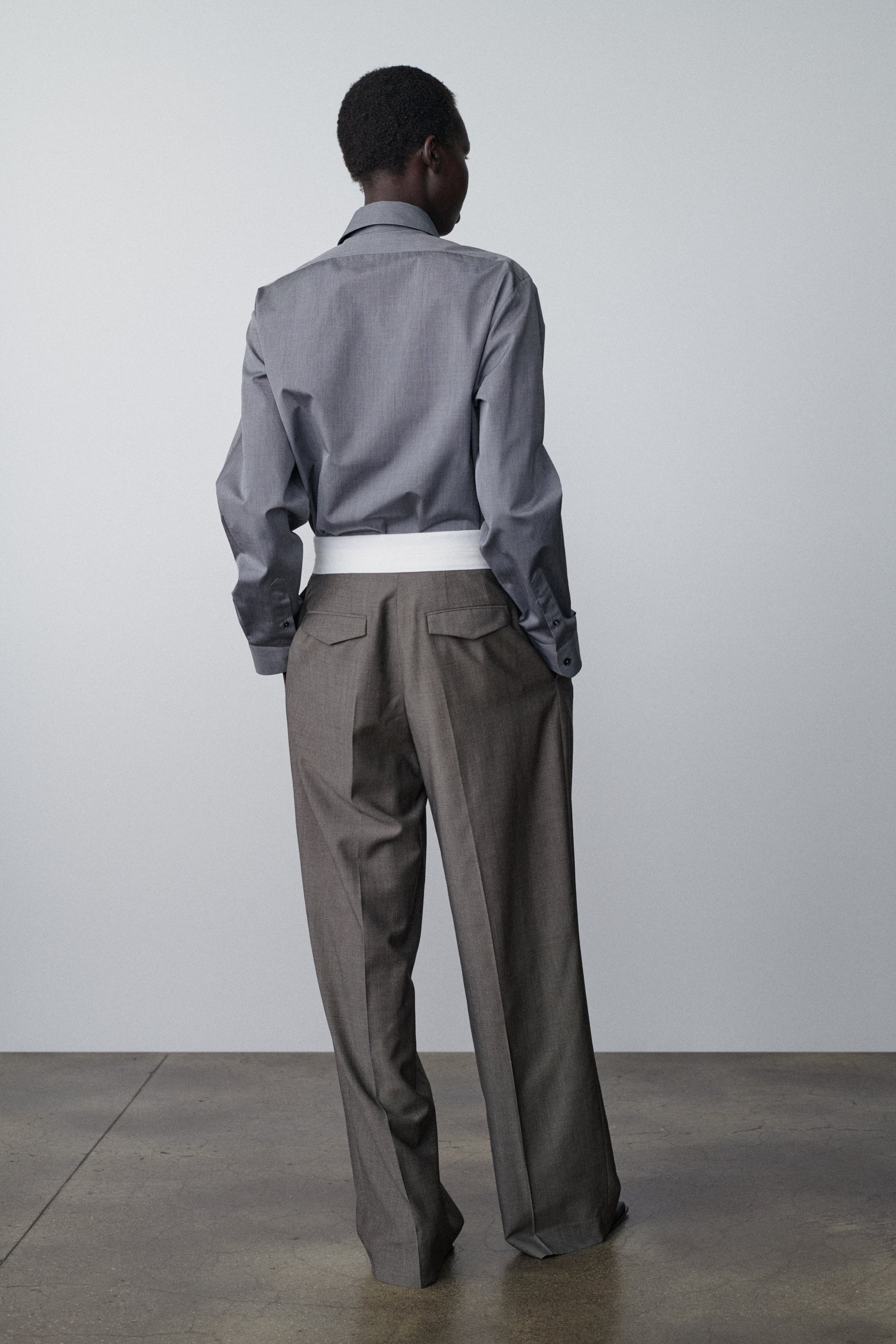 Milla Pant in Virgin Wool and Mohair - 5