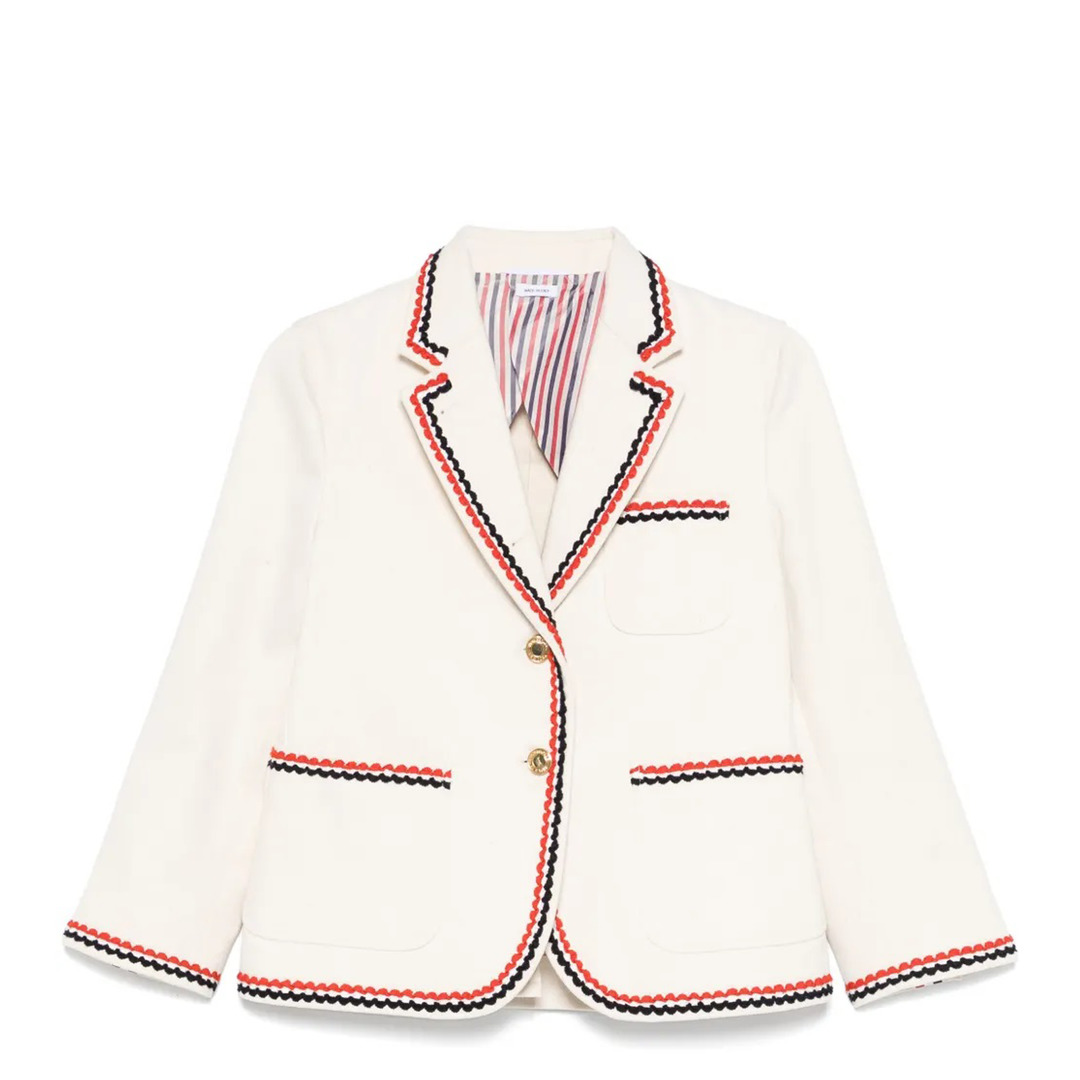 Selvedge Denim Cropped Sack Sportcoat Women - 7