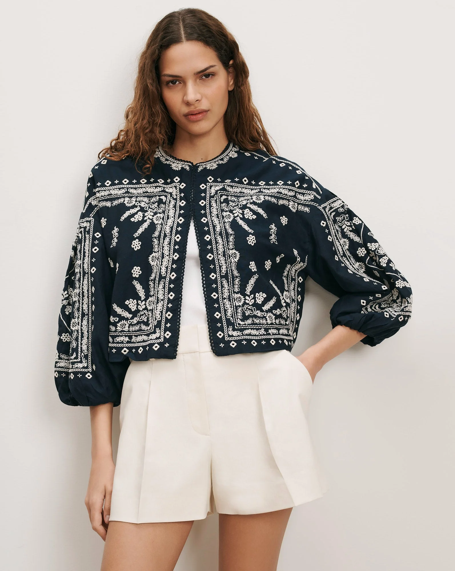 DRAKE EMBROIDERED JACKET - 1