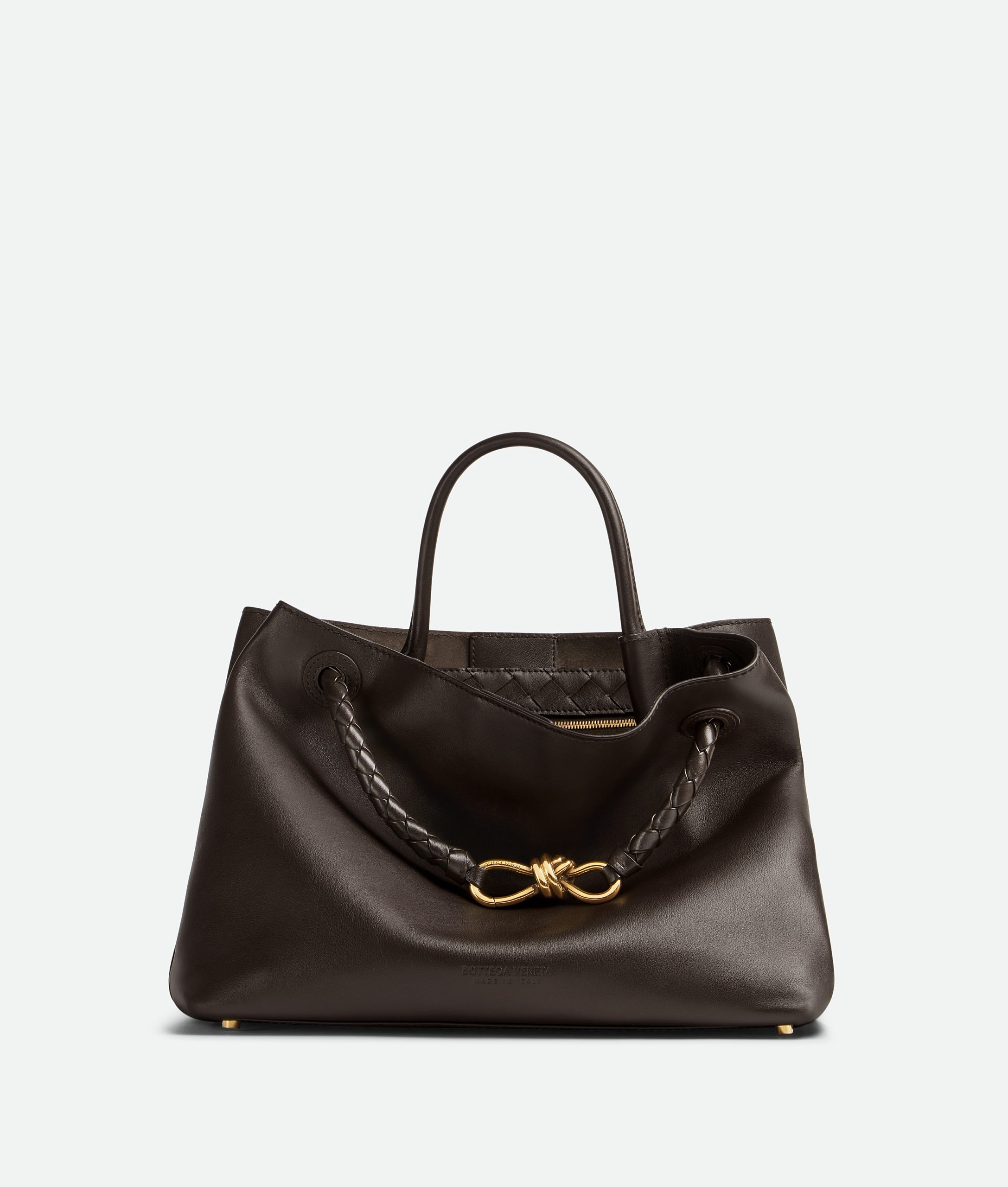 Bottega Veneta – Andiamo Smooth Medium Fondant - 4