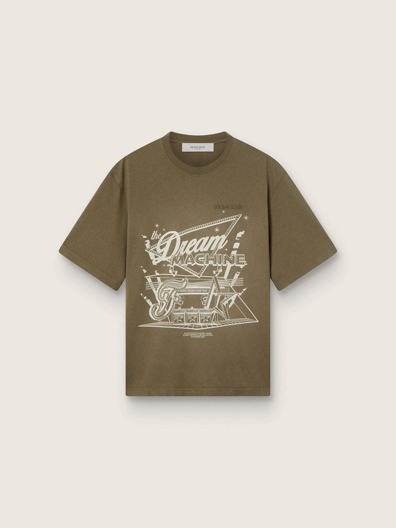 Golden Goose /  Fivefourfive Collab brown “Where Dreams Come True” T-shirt 1