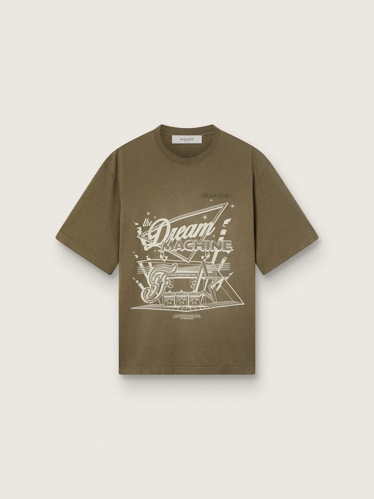 Golden Goose / Fivefourfive Collab brown “Where Dreams Come True” T-shirt - 1