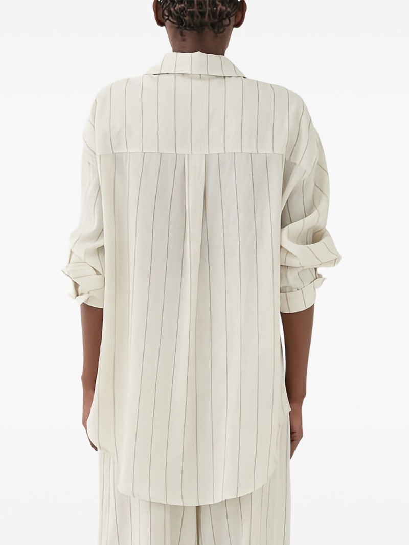 ELEH striped pocket shirt outlook