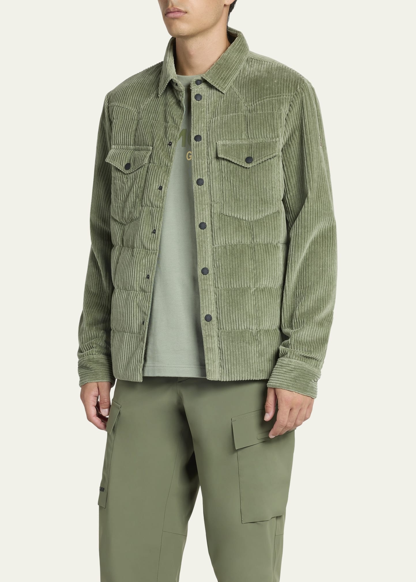 Men's Gelt Down Corduroy Overshirt - 4