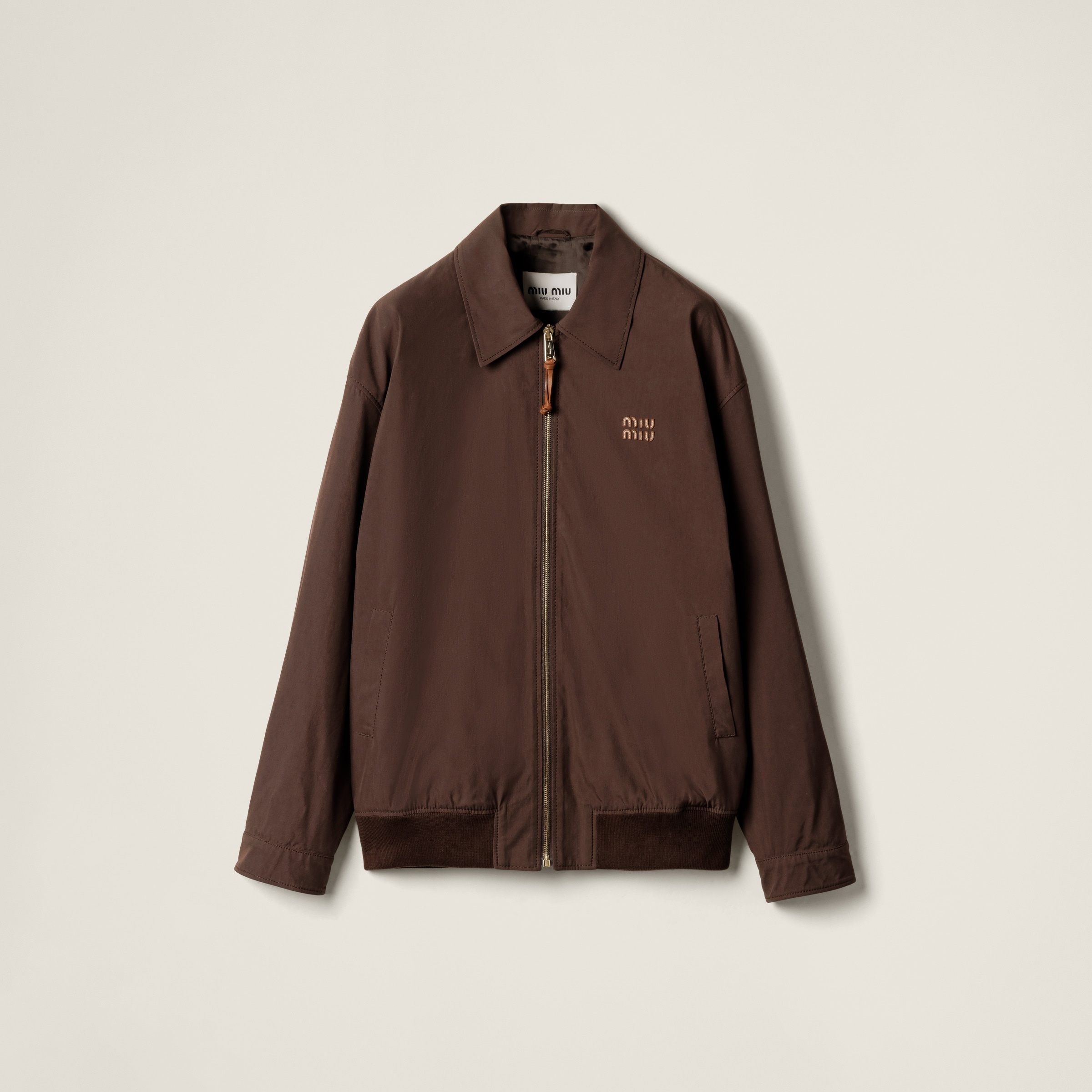 Panama cotton blouson jacket - 1
