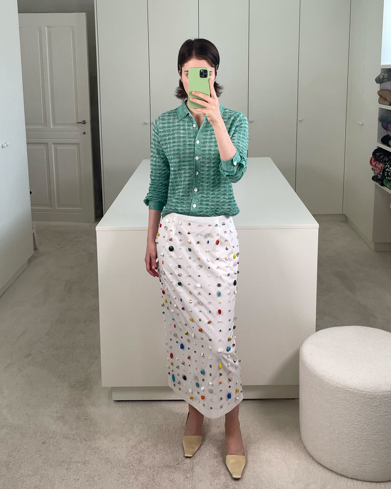 BERNADETTE Skirt Rox Embroidered outlook