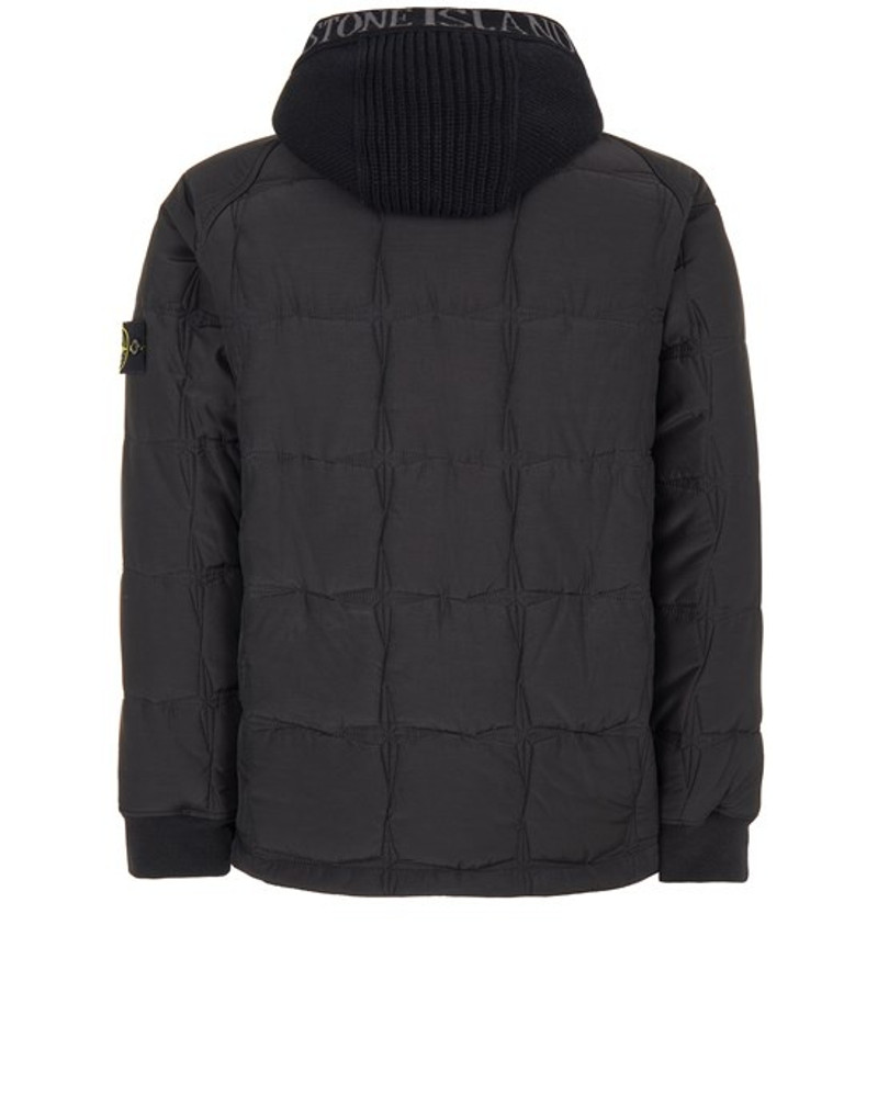Stone Island 43433 CUPRO COTTON STELLA WITH PRIMALOFT® INSULATION TECHNOLOGY AND KNIT BLACK outlook