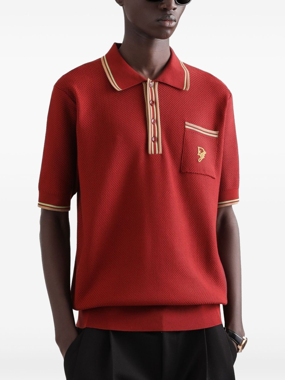 logo-embroidered polo shirt - 2