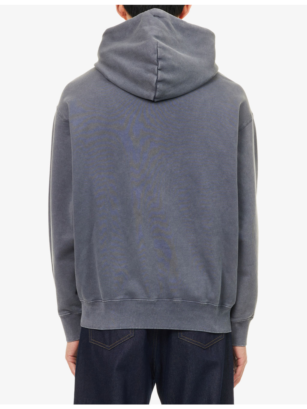 One Point Logo-Patch Cotton Hoody - 4