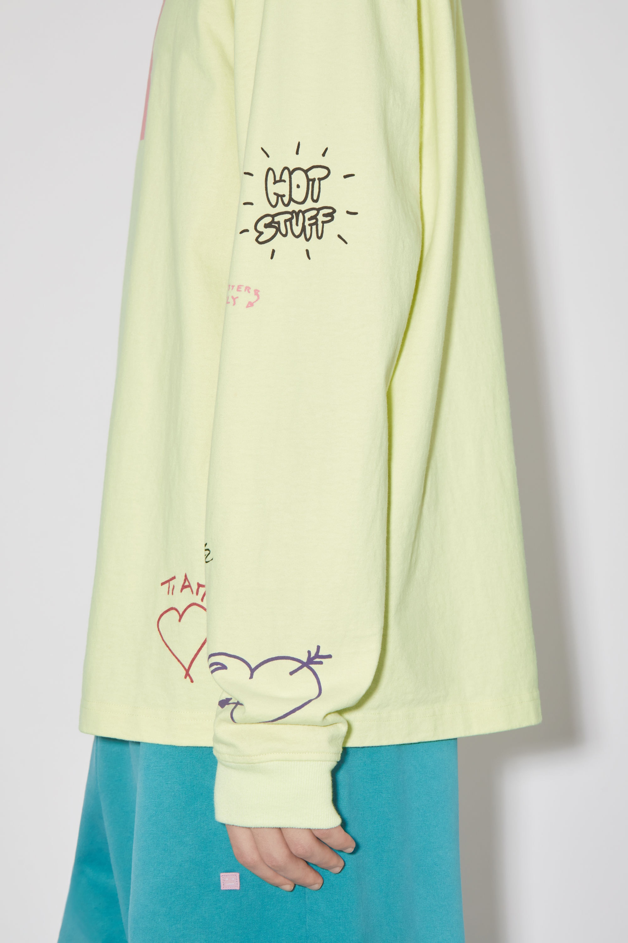 Scribbles long sleeve t-shirt- Regular fit - Flou green - 4