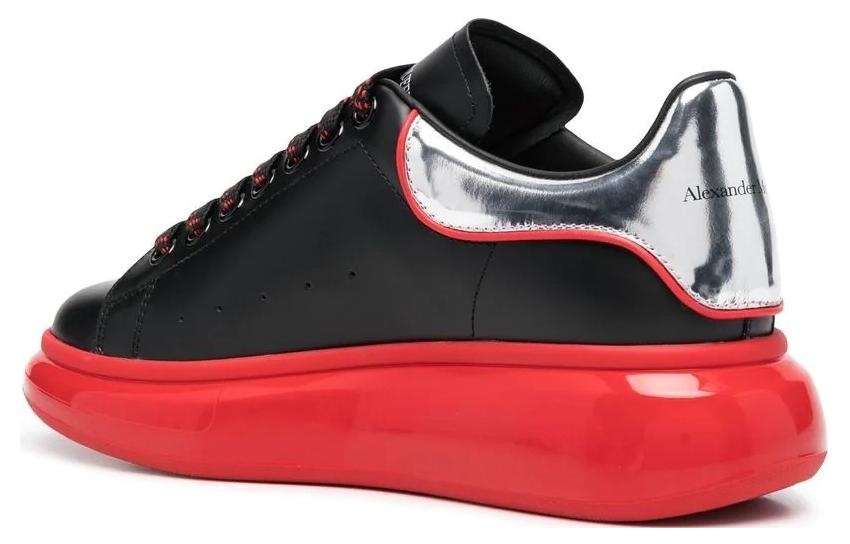 Alexander McQueen Oversized Sneaker 'Black Silver Lust Red' 705068WIBNZ1091 - 4