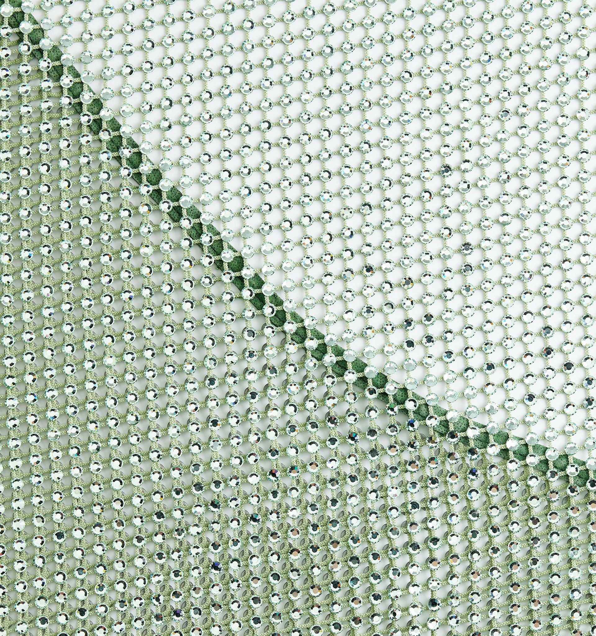 Rhinestoned Fishnet Dress - 4