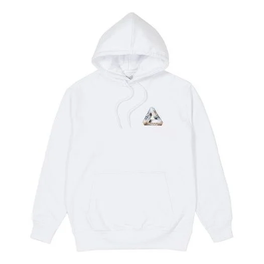 PALACE Tri-Chrome Triangle Pattern Unisex White P20HD047 - 1
