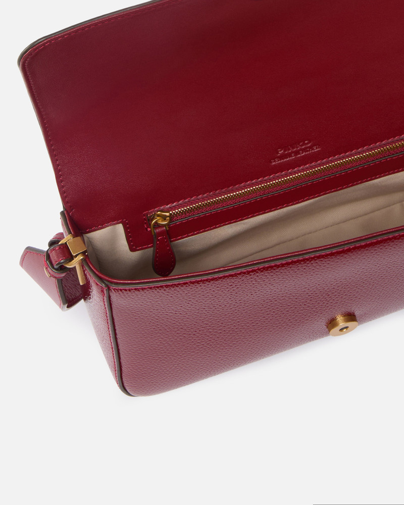 LOVE BAG ONE SLOUCHY MEDIUM SHOULDER BAG IN TUMBLED LEATHER 4