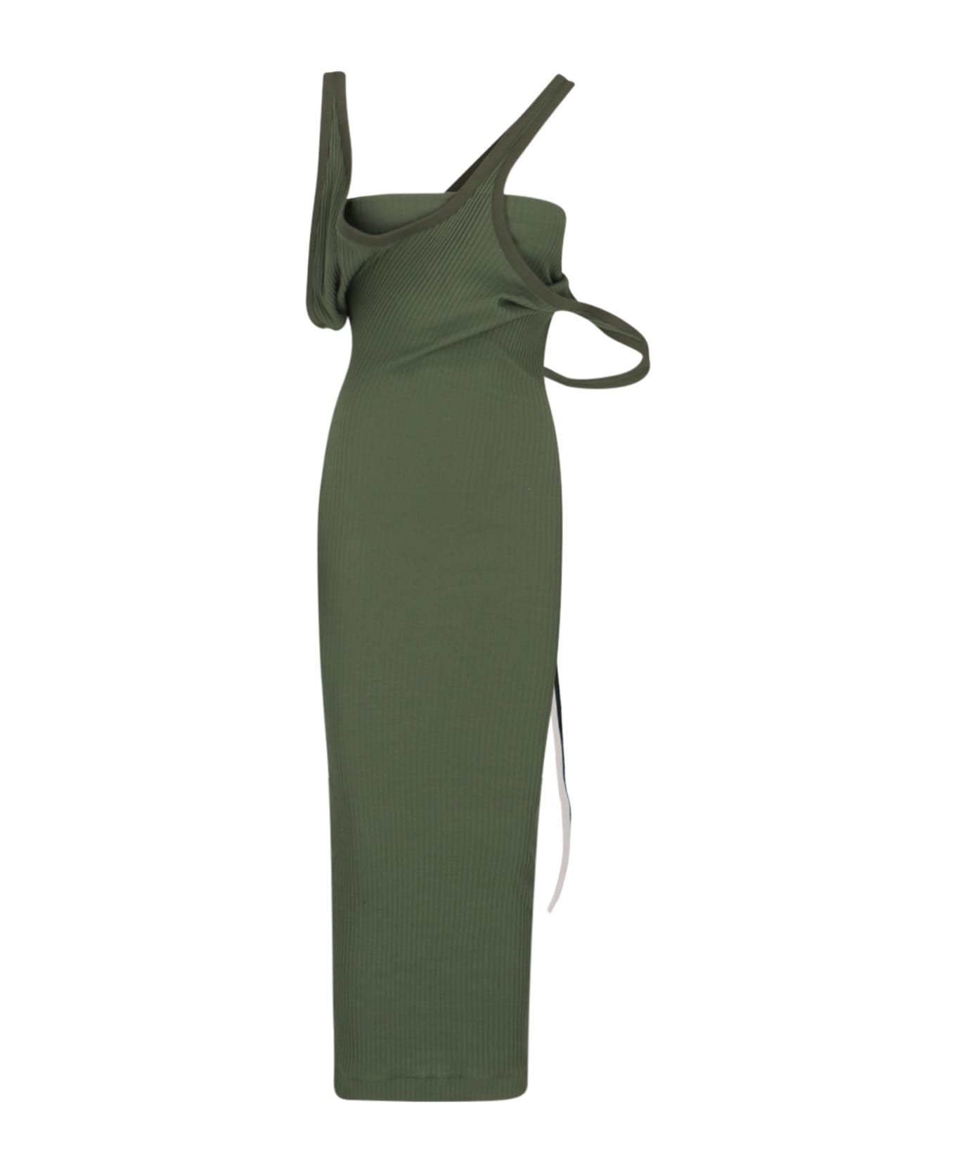 Strap Long Dress - 1