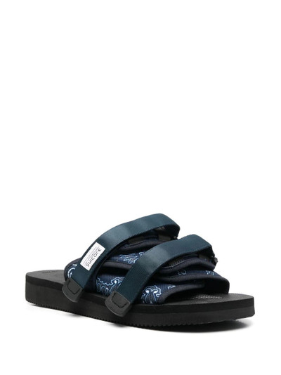 Suicoke flat touch-strap sandals outlook
