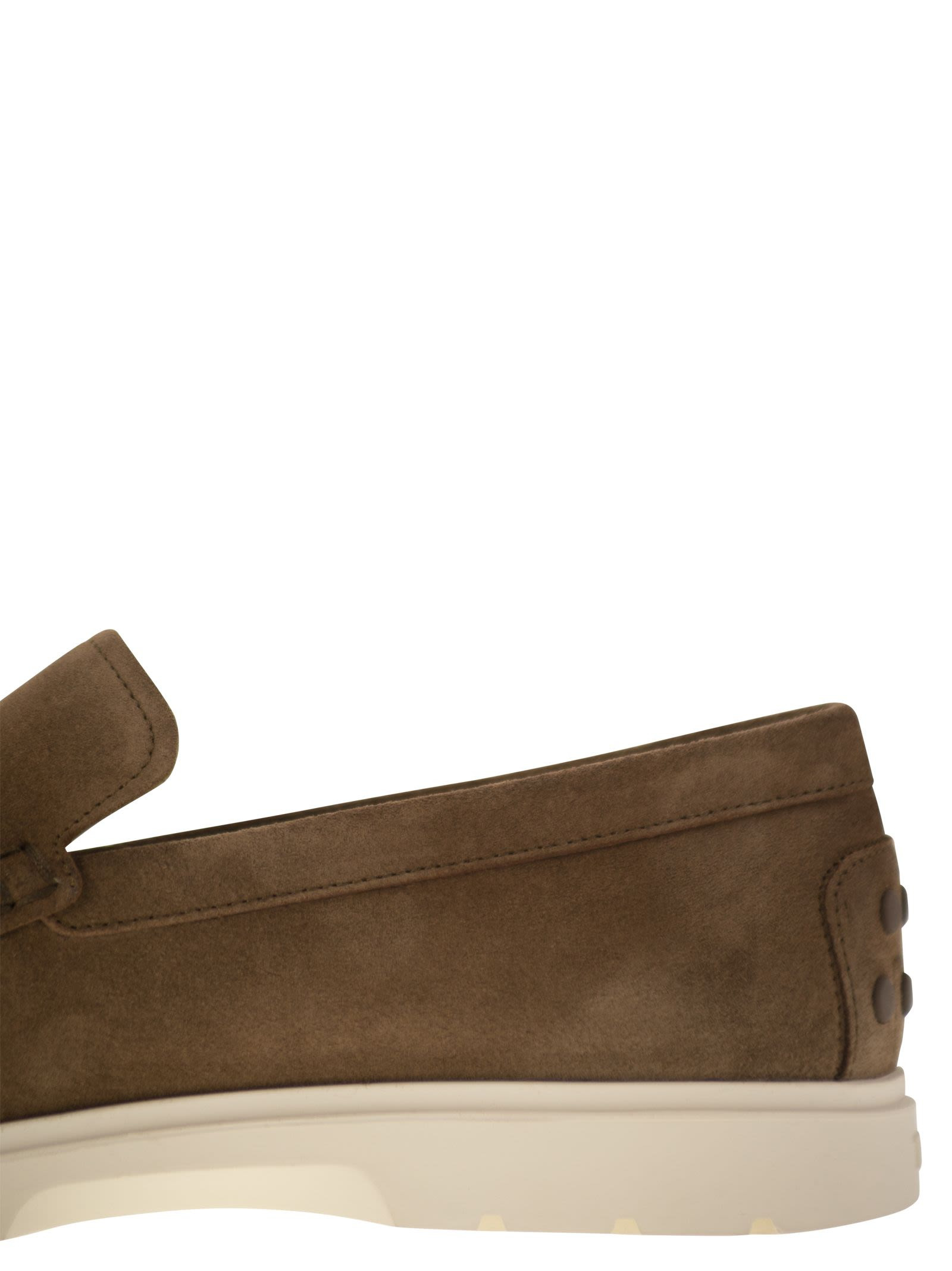 Tod's Men Suede Slipper Moccasin - 7