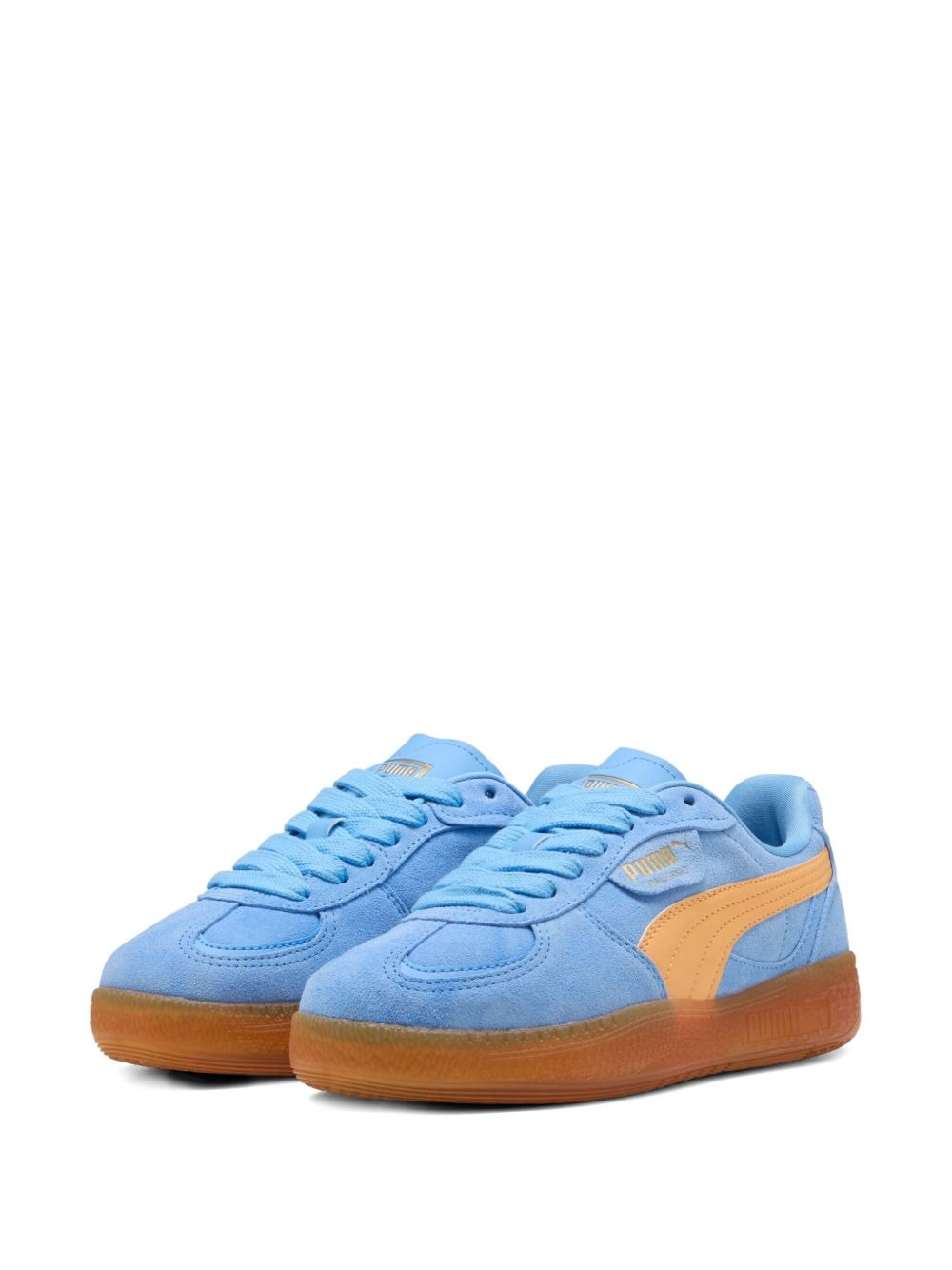 Palermo Moda "Light Blue/Orange" sneakers - 2