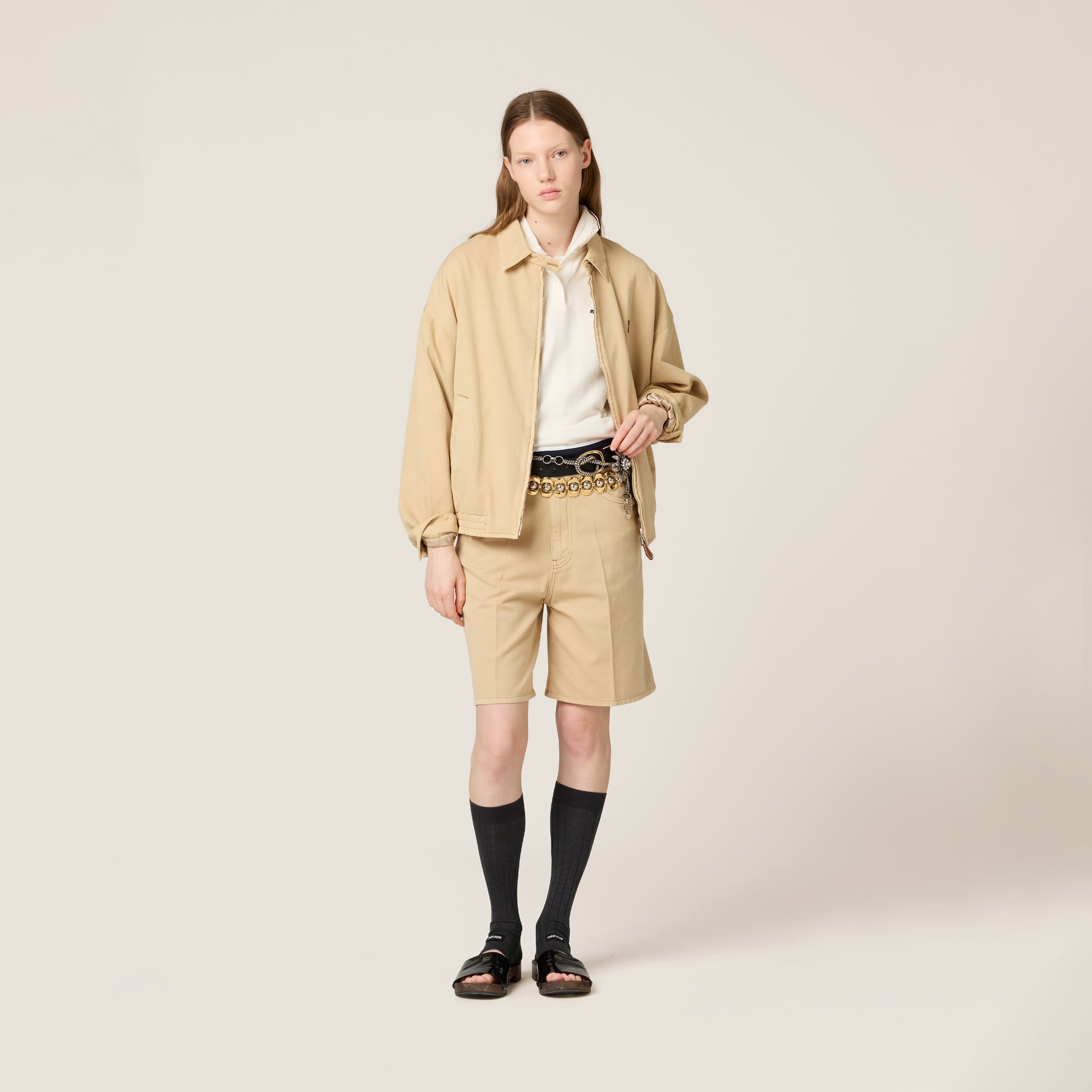Light denim bermudas - 2