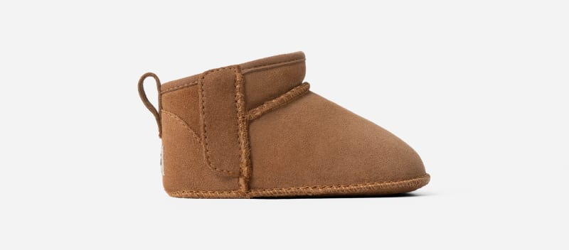 ® Infants' Classic Ultra Mini Suede Classic Boots in Chestnut 1