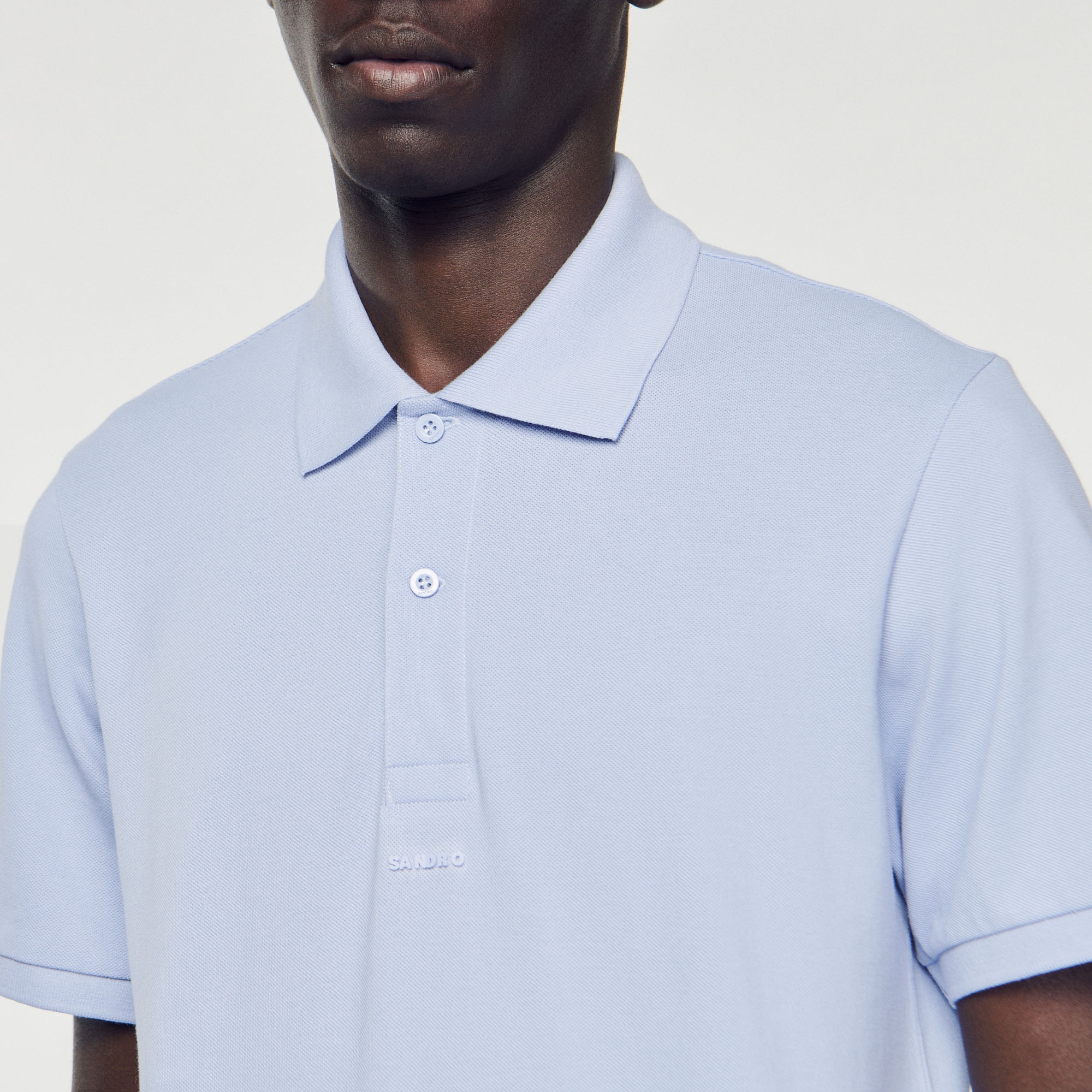 Rubber logo polo shirt - 4