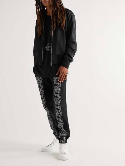 Givenchy Tapered Printed Cotton-Jersey Sweatpants outlook