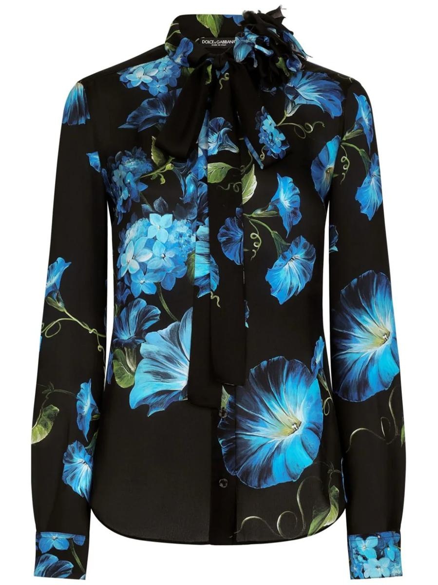 DOLCE & GABBANA FLOWERED SHIRT - 1