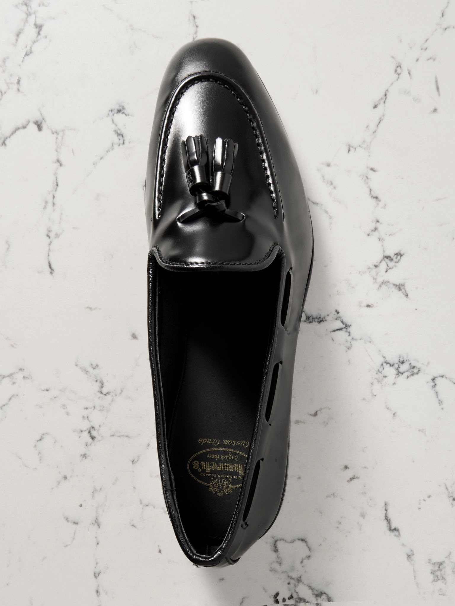 Maidstone tasselled leather loafers Black - 5