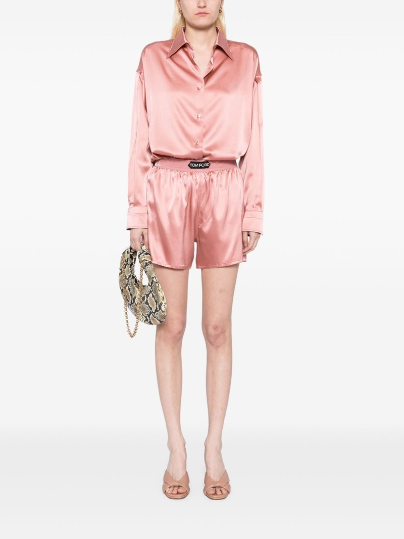 TOM FORD logo-patch shorts outlook