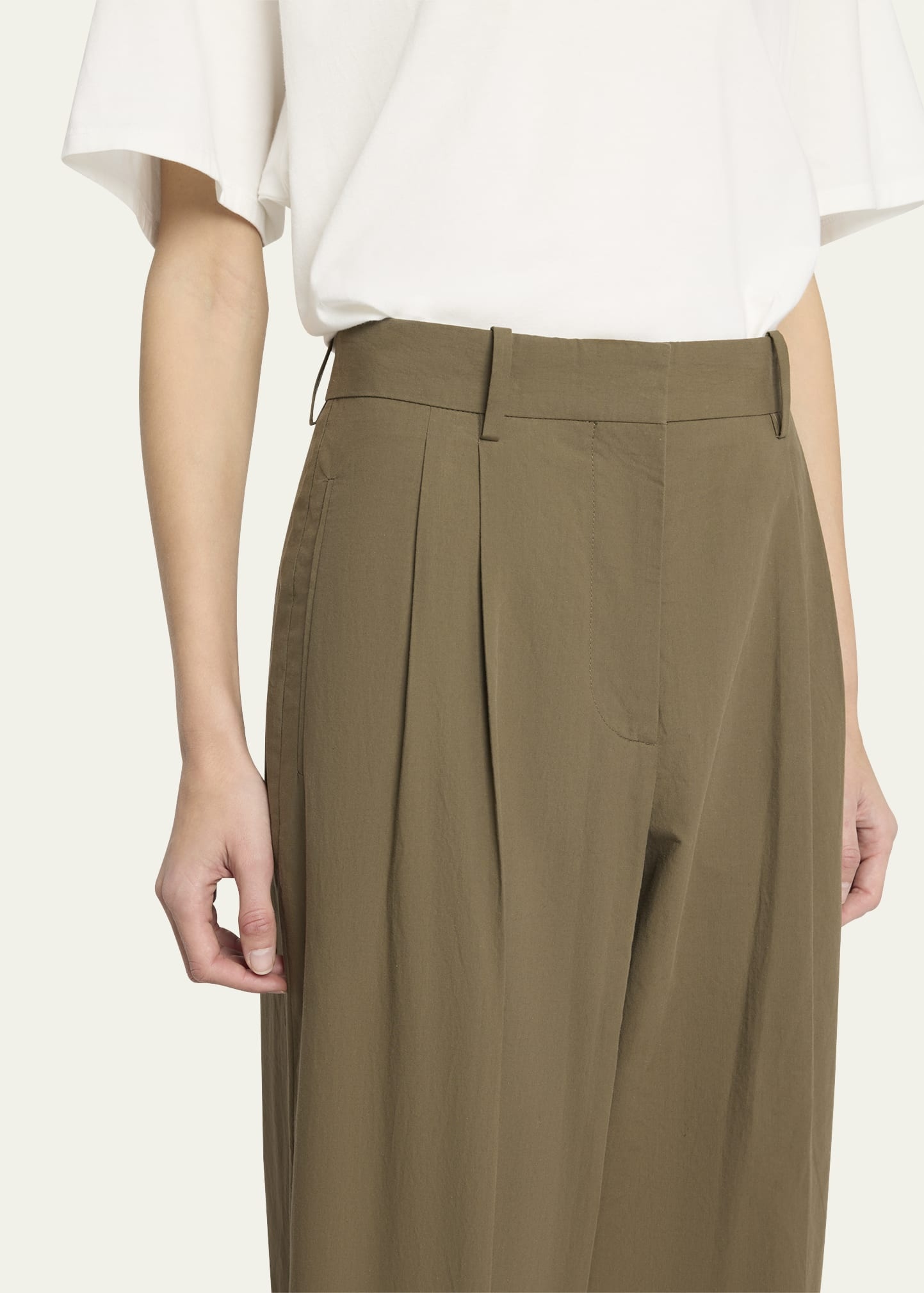 Lilas Pleated Tapered Pants - 5