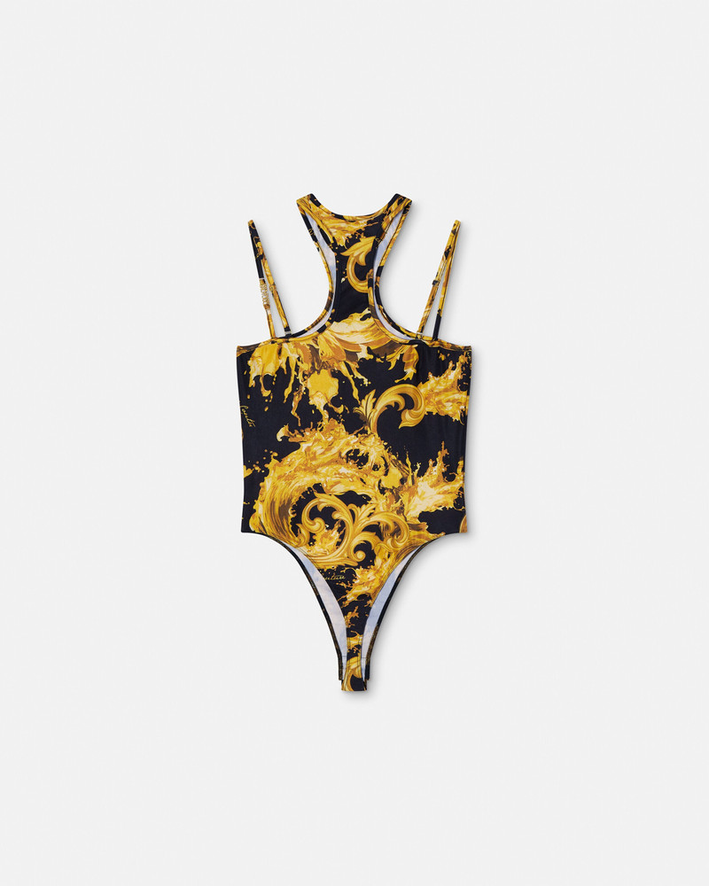Printed Off-Shoulder Bodysuit 3
