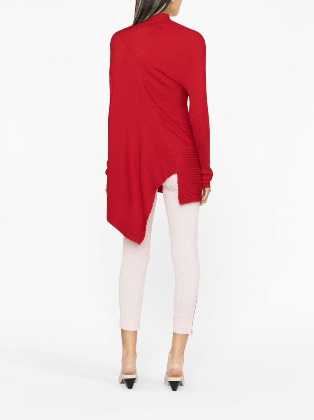 crinkled cropped trousers - 4