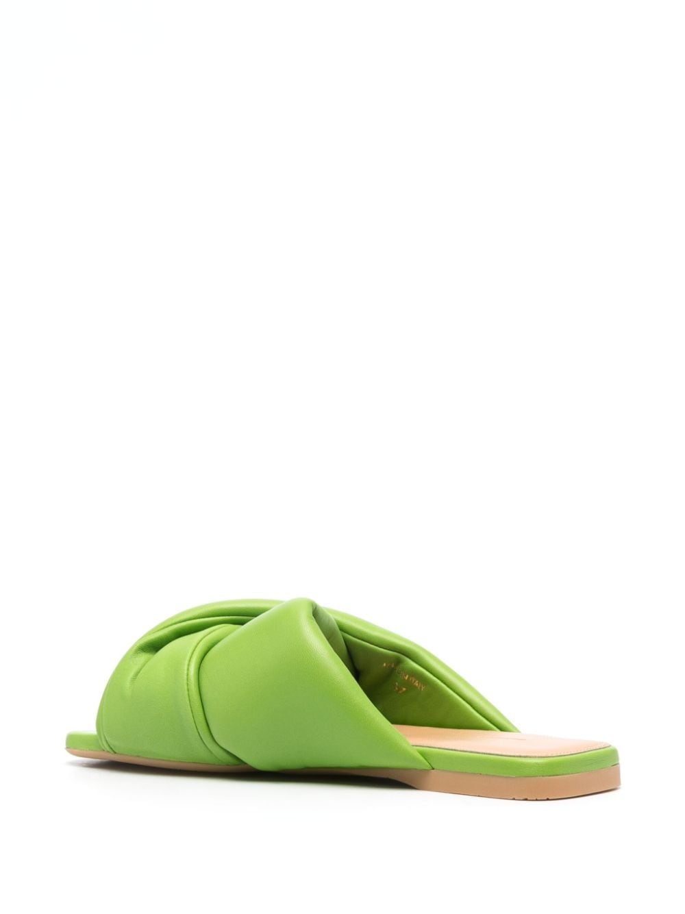 leather flat sandals - 3
