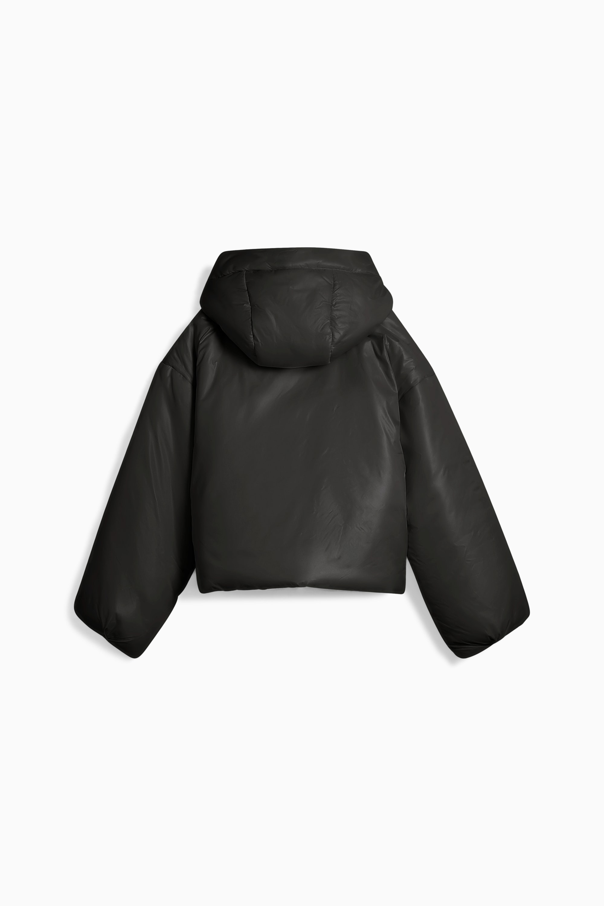Shiny Hooded Padded Jacket Women - 2