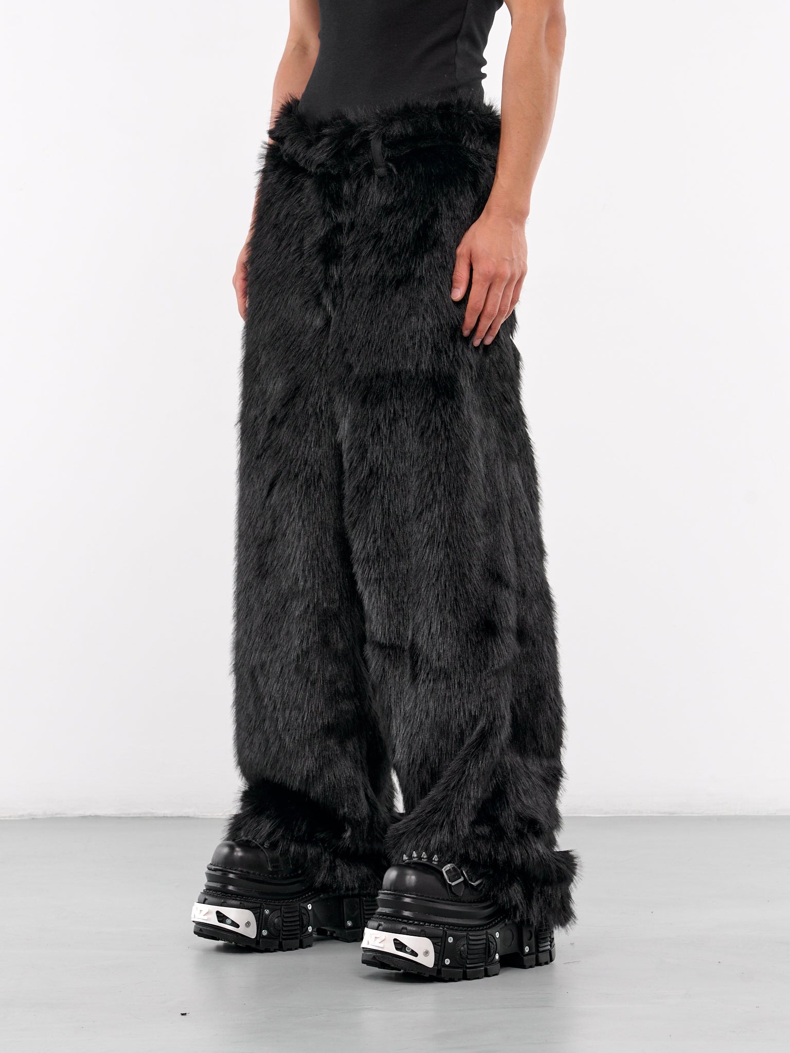 Faux Fur Trousers - 2