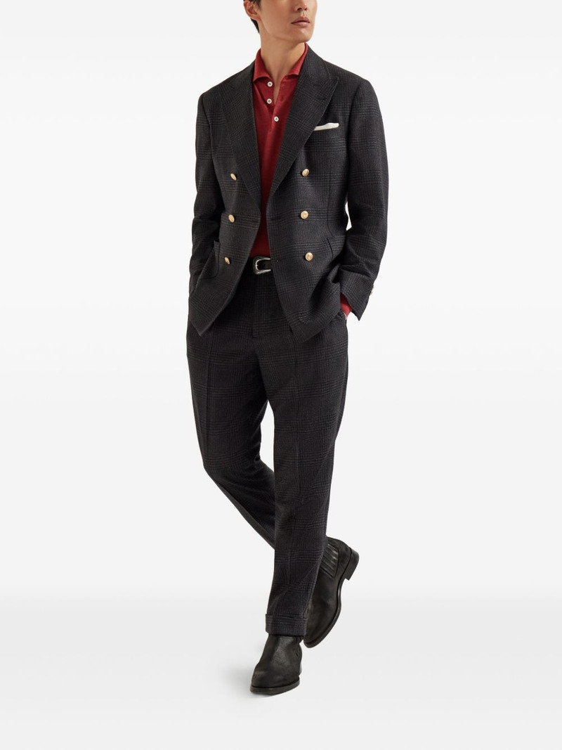 Brunello Cucinelli long-sleeve polo shirt outlook