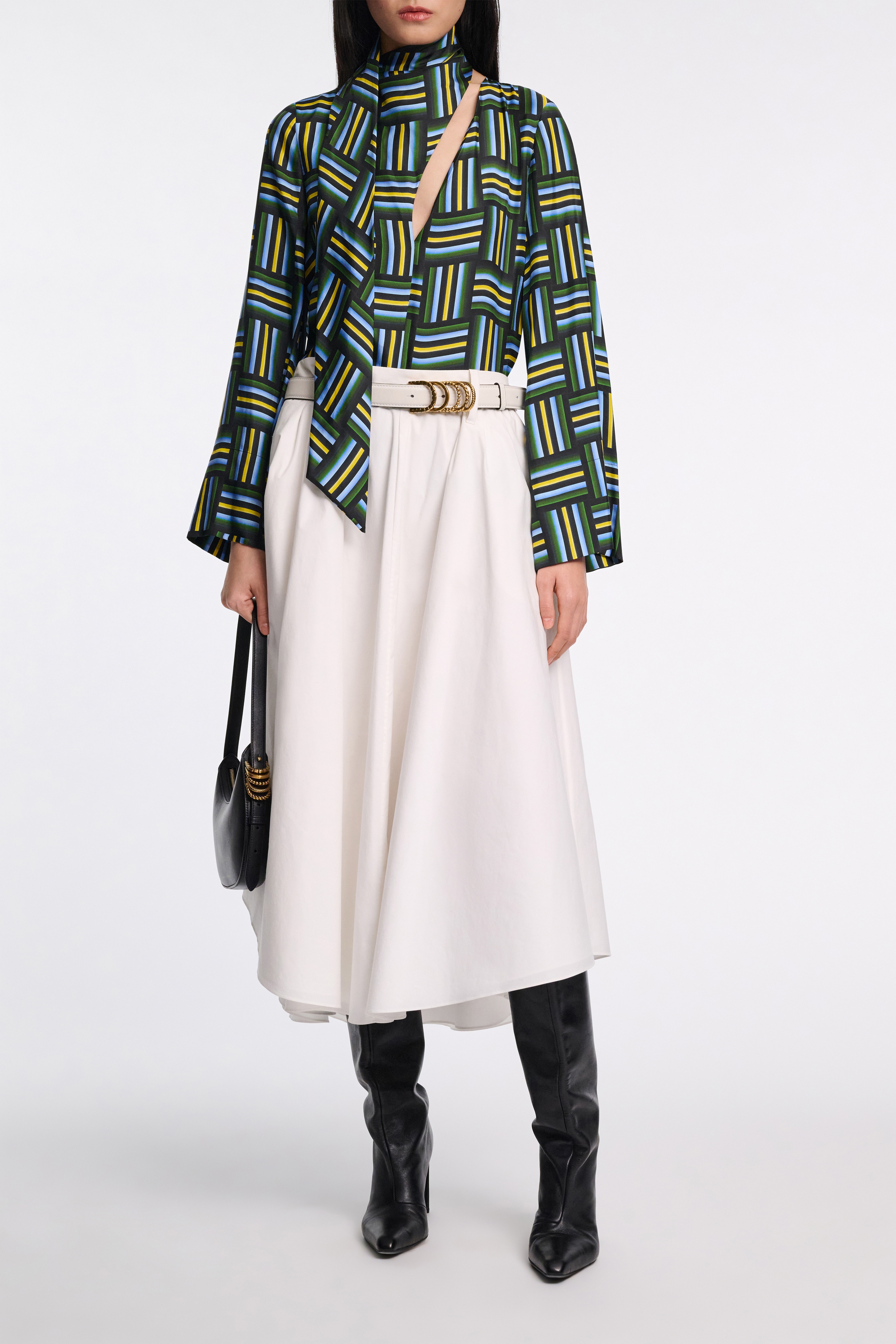 GRAPHIC DRAPES I blouse - 2