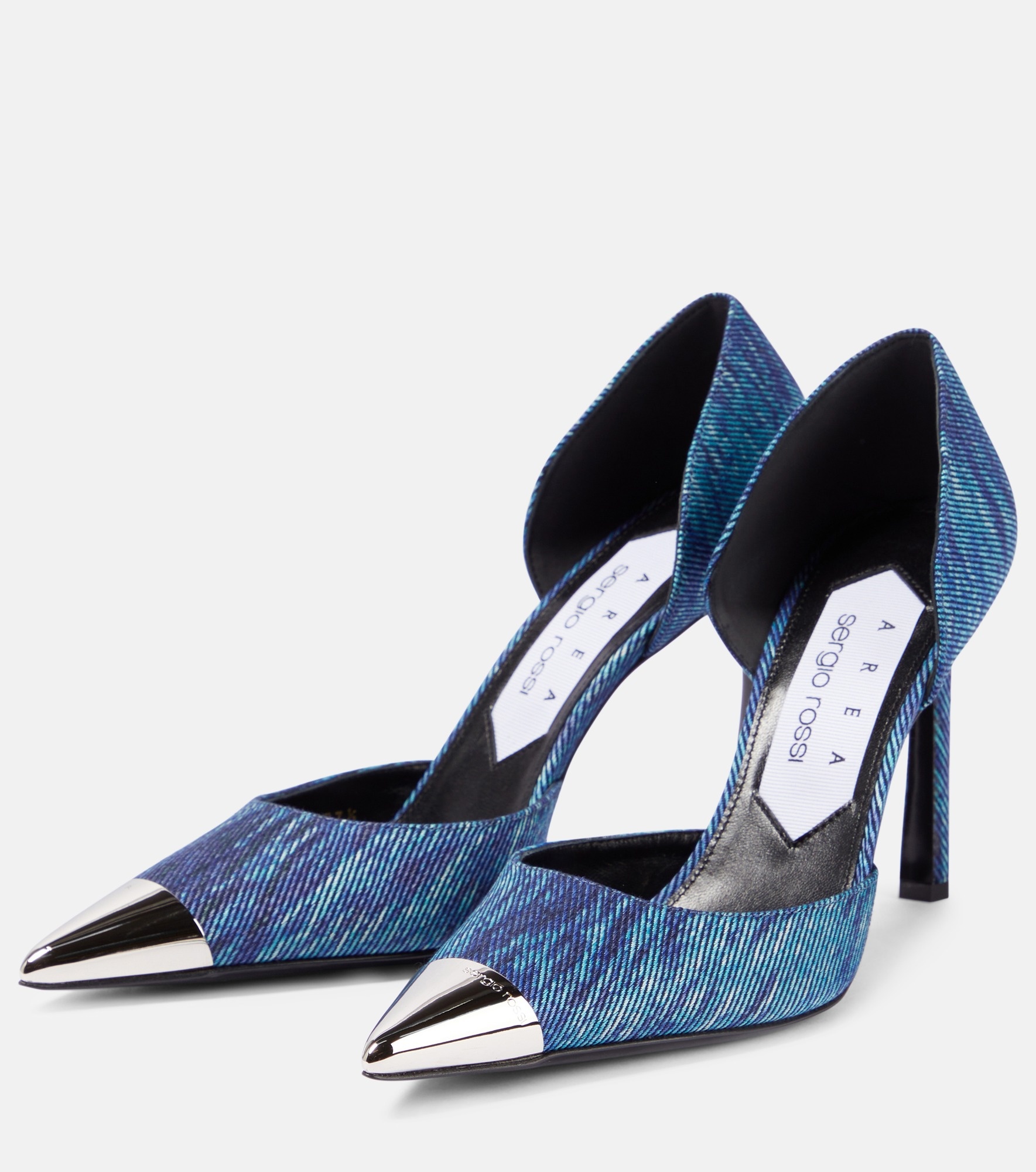 x Sergio Rossi denim pumps - 5