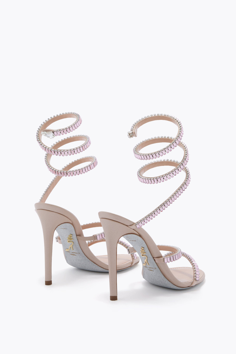 RENE CAOVILLA CLEO SPARK NUDE SANDAL 105 outlook
