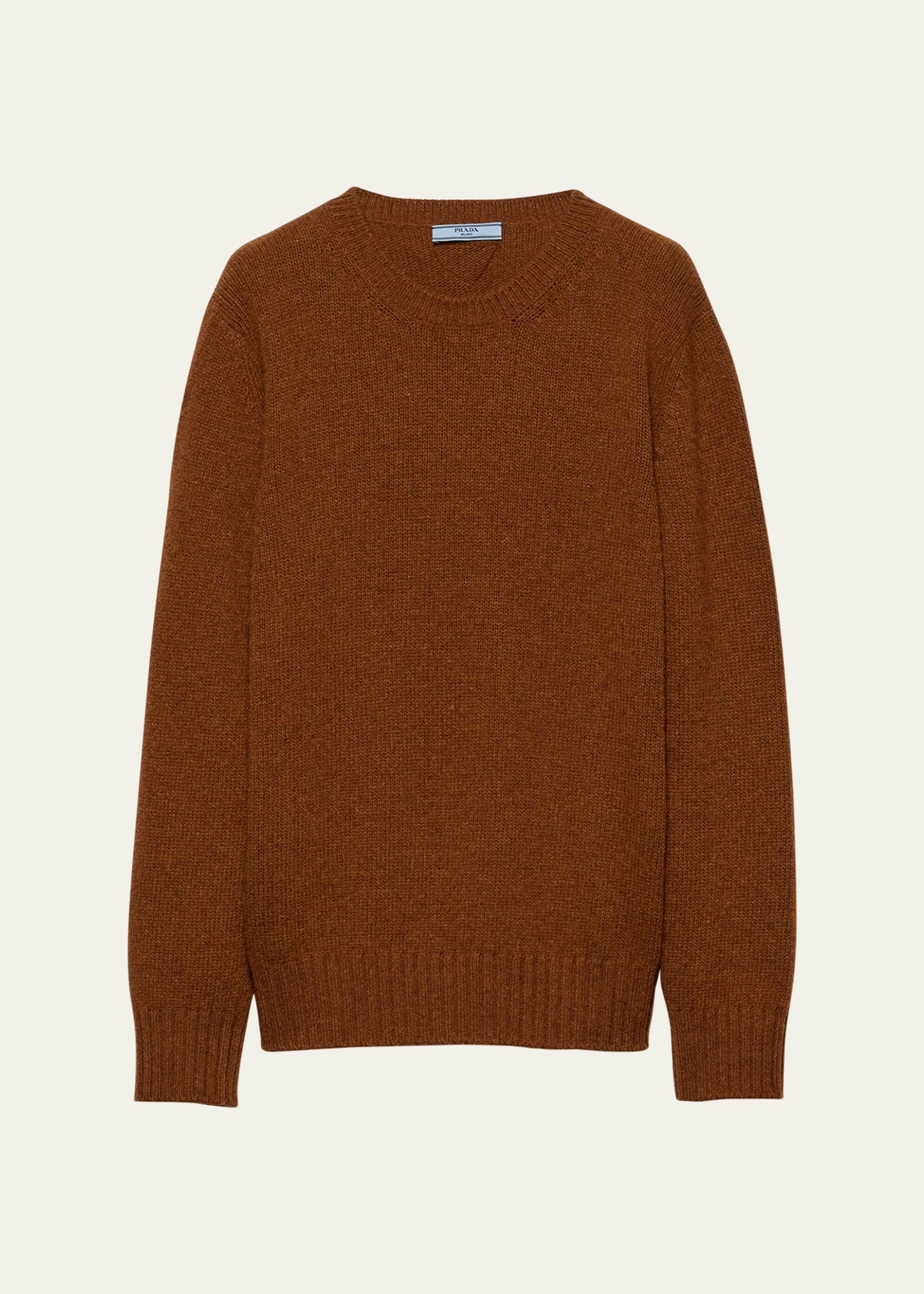 Cashmere Wool Crew-Neck Sweater - 1